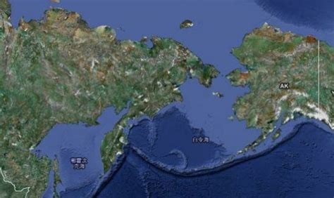 阿留申群岛地图图片