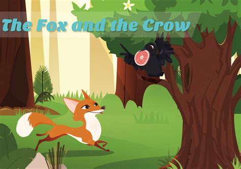 狐狸和乌鸦|插画|儿童插画|小小兹灬 - 原创作品 - 站酷 (ZCOOL)