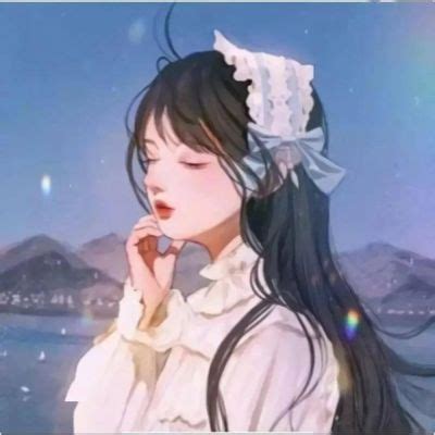 甜美女生头像治愈