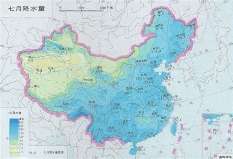 中国降水分布图,降水分布图,中降水_大山谷图库