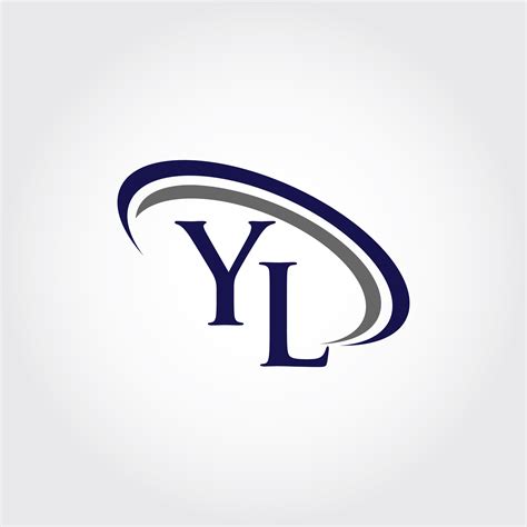 Monogram YL Logo Design By Vectorseller | TheHungryJPEG