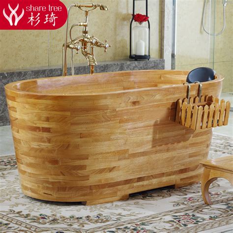 川浴圆形木桶洗澡桶香柏木实木浴缸加厚成人沐浴桶泡澡木桶浴桶-阿里巴巴