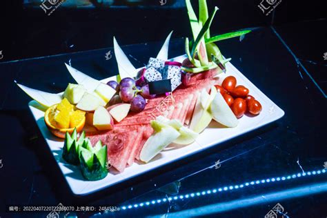 创意酒吧KTV豪华版果盘水果架LED充电发光小食碟不锈钢小吃盘酒架-阿里巴巴