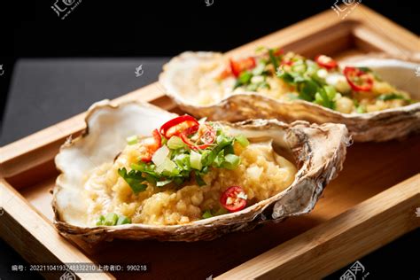 炭烤生蚝,中国菜系,食品餐饮,摄影素材,汇图网www.huitu.com