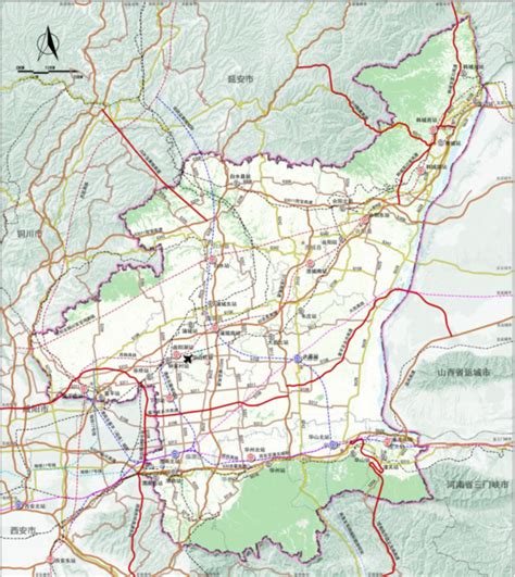 渭南市大荔县地图 - 中国地图全图 - 地理教师网