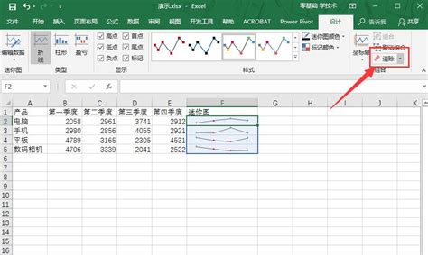 Excel中怎么插入迷你图表？方法非常之简单！_极速下载