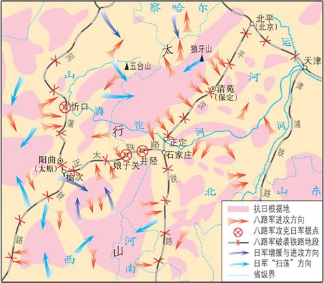 图1为抗日战争时期中国军队作战示意图。这一行动（ ） 图1-试题信息