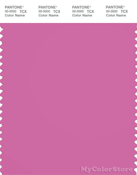 PANTONE SMART 17-2625 TCX Color Swatch Card | Pantone Super Pink