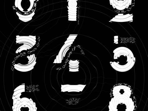 0-9数字金色大气字体风炫光阿拉伯数字主题创意艺术字免费下载 - 觅知网