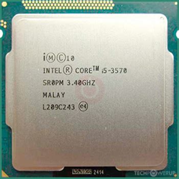Intel Core i5-3570 Specs | TechPowerUp CPU Database