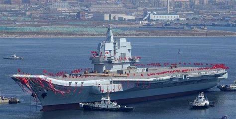 外媒：卫星拍到中国第三艘航母建造 加强海上力量_独家专稿_中国小康网