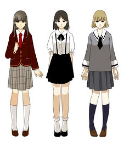 校服情侣插画图片