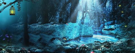 梦幻森林背景图片素材-正版创意图片400371406-摄图网
