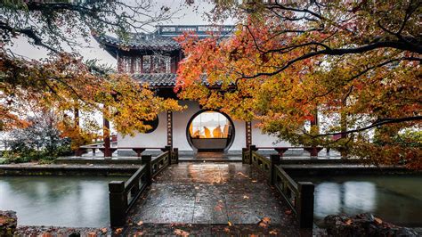 杭州西湖的古典中国园林 (© DANNY HU/Getty Images) @20220807 | NiceBing 必应美图 - 精彩世界,一触即发