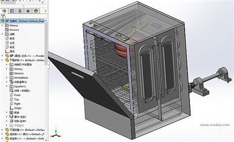新型洗碗机 - 家用电器3D模型下载 - 三维模型下载网—精品3D模型下载网