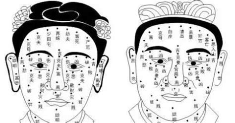 脸上长痣面相图图片