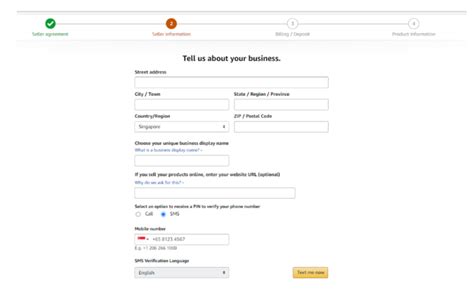 亚马逊新加坡站开店流程：卖家如何注册账户