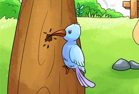 小学儿童短篇故事文字版：啄木鸟与狮王_知秀网