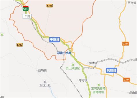 宝鸡市千阳县地图 - 中国地图全图 - 地理教师网