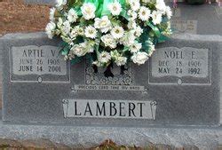 Artie V. Armstrong Lambert (1908-2001) - Mémorial Find a Grave