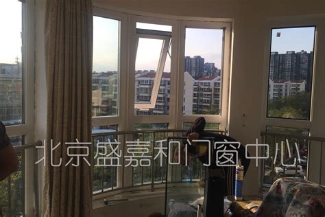 断桥铝圆弧窗案例-北京盛嘉和门窗中心