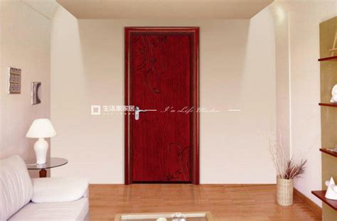 靓丽的红色室内门装修效果图-生活家装饰