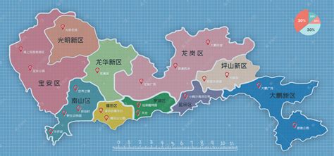 深圳地图旅游线路图背景图片免费下载-千库网