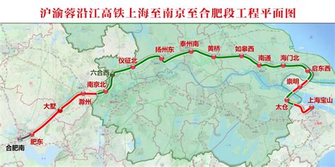 沪渝蓉高铁路线图- 重庆本地宝