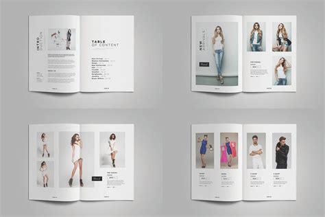 时尚服装/产品目录画册模板Product Catalog Template - 设计口袋