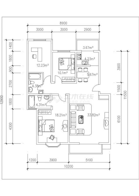 广州市富丽花园小区经典热门的平面户型设计CAD图纸（共18张）_住宅小区_土木在线