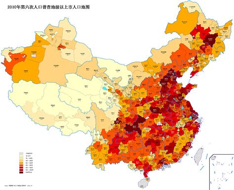 中国人口分布图 - 雪球