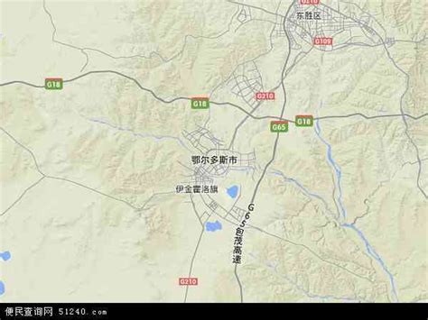 鄂尔多斯市地图图片