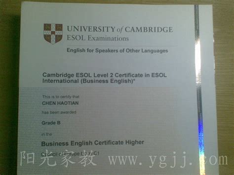 上海家教-在读硕士生家教-杨浦 财经大学家教 BEC高级证书细节图