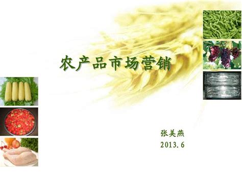 农产品营销报告PPT模板 图片预览