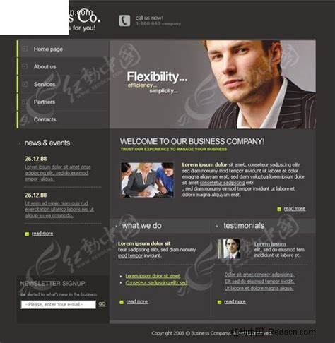 简约个人网站模板|网页|企业官网|野嫱薇丶 - 原创作品 - 站酷 (ZCOOL)