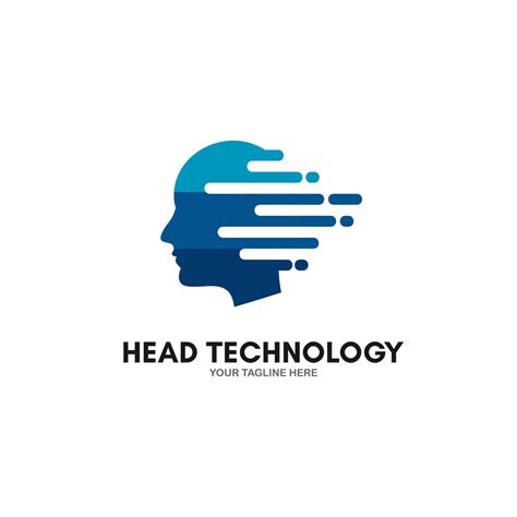 Technology Human Head Logo Icon Design 12043825 Vector Art at Vecteezy