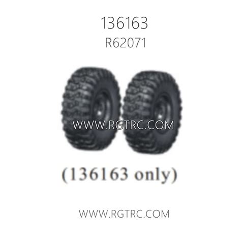 RGT 136163 Parts R62071 Premounted Tire & Wheel 136163 only