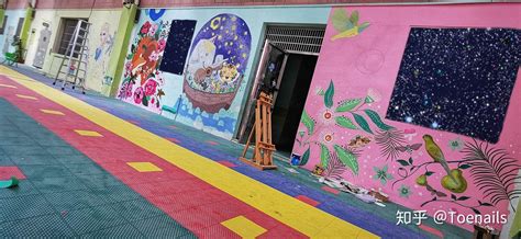 长沙市新蕾幼儿园墙绘|插画|商业插画|大中华手绘墙 - 原创作品 - 站酷 (ZCOOL)