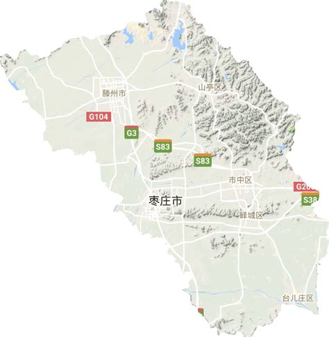 枣庄市地图 - 枣庄市卫星地图 - 枣庄市高清航拍地图