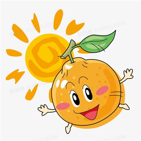 手绘橙子可爱表情创意表情图片免费下载_PNG素材_编号z09i4mm0z_图精灵