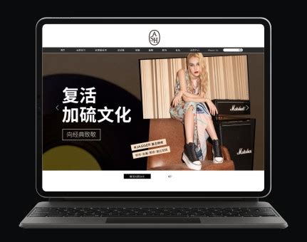 ASH潮流服饰网站设计 - 思极设计