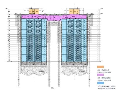 在上海静安，世界最大直径垂直掘进地下智慧停车库正建设