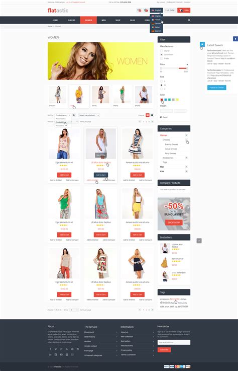 漂亮的购物网站页面设计UI-UI世界