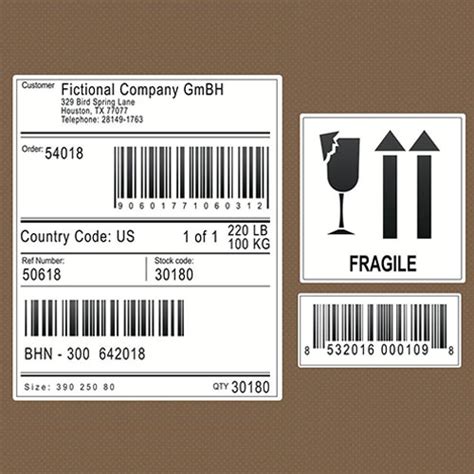 FBA贴标外箱箱唛可以用热敏打印标签吗？
