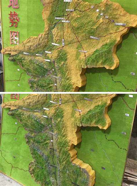 厂家直销 型壁挂三维立体宁夏地形图可定制其它区域地形图-阿里巴巴