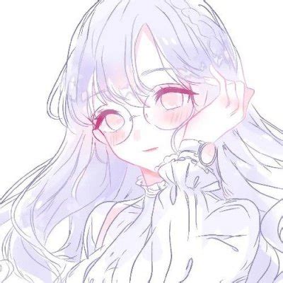 动漫简约温柔头像女生