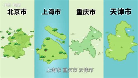 中国有哪四个直辖市