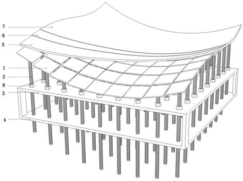 一种曲面模板的加固组装结构的制作方法