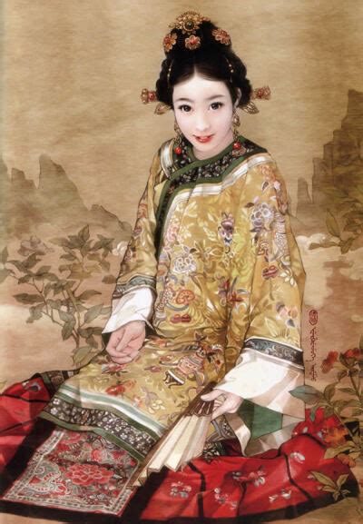 汉族民族服饰 - 堆糖，美图壁纸兴趣社区