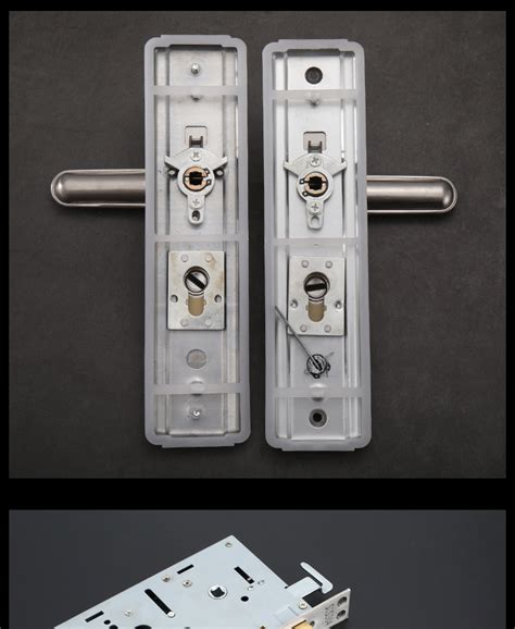 不锈钢防盗门锁套装木门把手面板家用通用型锁具锁芯大铁门锁手柄-淘宝网